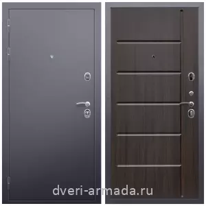Офисные, Дверь входная Армада Люкс Антик серебро / МДФ 10 мм ФЛ-102 Эковенге