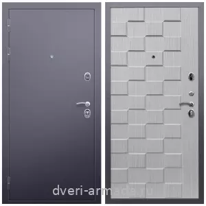 Входные двери лофт, Дверь входная Армада Люкс Антик серебро / МДФ 16 мм ОЛ-39 Лиственница беж