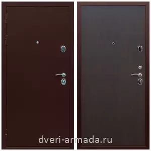 Входные двери Йошкар-Ола, Недорогая дверь входная Армада Люкс Антик медь / МДФ 6 мм ПЭ Венге