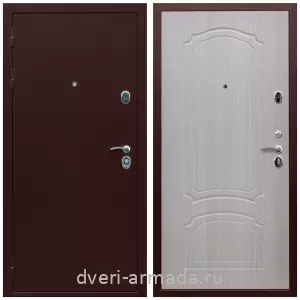 Красивые входные двери, Дверь входная стальная Армада Люкс Антик медь / МДФ 6 мм ФЛ-140 Дуб беленый в офисное помещение с порошковым покрытием