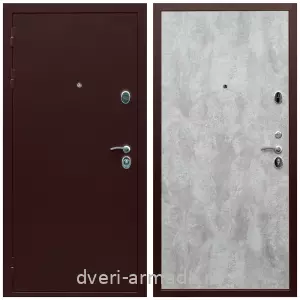 Красивые входные двери, Недорогая дверь входная Армада Люкс Антик медь / МДФ 6 мм ПЭ Цемент светлый