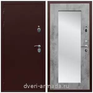 Входные двери лофт, Дверь входная Армада Люкс Антик медь / МДФ 16 мм ФЛЗ пастораль Бетон темный