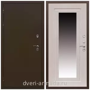 Тамбурные двери, Дверь входная уличная в дом Армада Термо Молоток коричневый/ МДФ 16 мм ФЛЗ-120 Дуб белёный