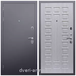 Современные входные двери, Дверь входная Армада Люкс Антик серебро / МДФ 16 мм ФЛ-183 Дуб белёный