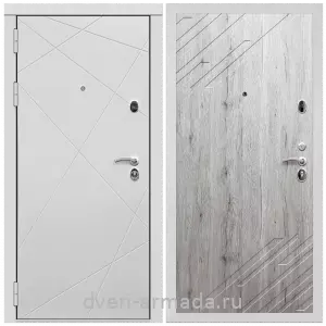 Дверь входная Армада Тесла МДФ 16 мм / МДФ 16 мм ФЛ-143 Рустик натуральный