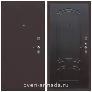 Для загородного дома, Дверь входная Армада Комфорт Антик медь / МДФ 6 мм ФЛ-140 Венге