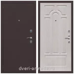 Входные двери Верона, Дверь входная Армада Комфорт Антик медь / МДФ 16 мм ФЛ-58 Дуб белёный