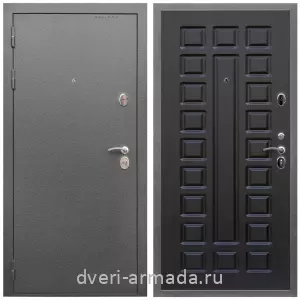 МДФ гладкая, Дверь входная Армада Оптима Антик серебро / МДФ 16 мм ФЛ-183 Венге