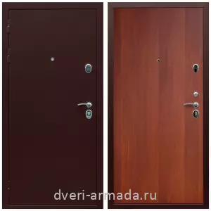 Входные двери Йошкар-Ола, Дверь входная металлическая Армада Люкс Антик медь / МДФ 6 мм ПЭ Итальянский орех