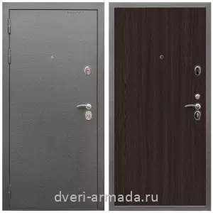 Входные двери 2050 мм, Дверь входная Армада Оптима Антик серебро / МДФ 6 мм ПЭ Венге