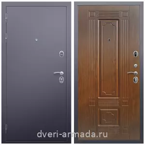 Входные двери 2050 мм, Дверь входная Армада Люкс Антик серебро / МДФ 16 мм ФЛ-2 Морёная береза