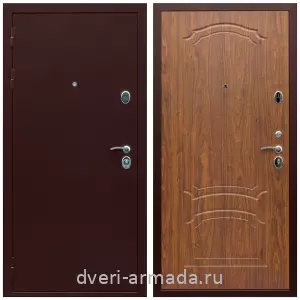 Красивые входные двери, Дверь входная утепленная Армада Люкс Антик медь / МДФ 6 мм ФЛ-140 Мореная береза