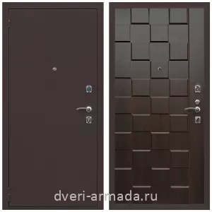 Дверь входная Армада Комфорт Антик медь / МДФ 16 мм ОЛ-39 Эковенге