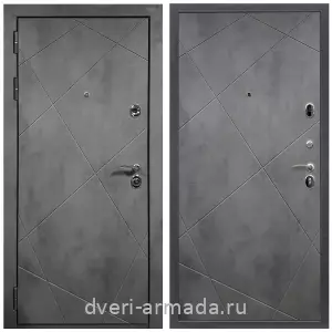 Дверь входная Армада Лофт МДФ 16 мм ФЛ-291 Бетон тёмный / МДФ 10 мм ФЛ-291 Бетон темный