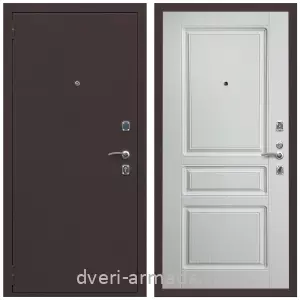 Входные двери Верона, Дверь входная Армада Комфорт Антик медь / МДФ 16 мм ФЛ-243 Ясень белый