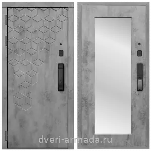 Двери оптом, Металлическая дверь входная Армада МДФ 16 мм Квадро Kaadas K9 /  МДФ 16 мм ФЛЗ-пастораль, Бетон темный