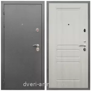 Дверь входная Армада Оптима Антик серебро / МДФ 6 мм ФЛ-243 Лиственница беж