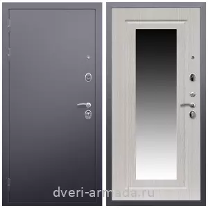 Офисные, Дверь входная Армада Люкс Антик серебро / МДФ 16 мм ФЛЗ-120 Дуб белёный от производителя