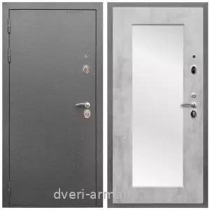 Входные двери 2050 мм, Дверь входная Армада Оптима Антик серебро / МДФ 16 мм ФЛЗ-Пастораль, Бетон светлый