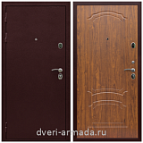 Входные двери толщиной 100 мм, Дверь входная одностворчатая Армада Лондон Антик медь / ФЛ-140 Мореная береза