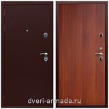 Одностворчатые входные двери, Дверь входная металлическая Армада Люкс Антик медь / ПЭ Итальянский орех