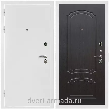 Дверь входная Армада Престиж Белая шагрень / МДФ 6 мм ФЛ-140 Венге