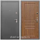 Дверь входная Армада Оптима Антик серебро / МДФ 16 мм ФЛ-243 Морёная береза